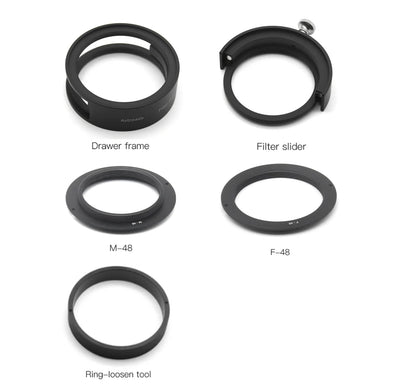 Astroasis 2" Filter Drawer (Compatible with M54/M48/M42 Threads)