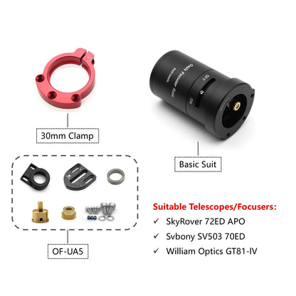 Oasis Focuser Rose - Installation with Universal Adapter